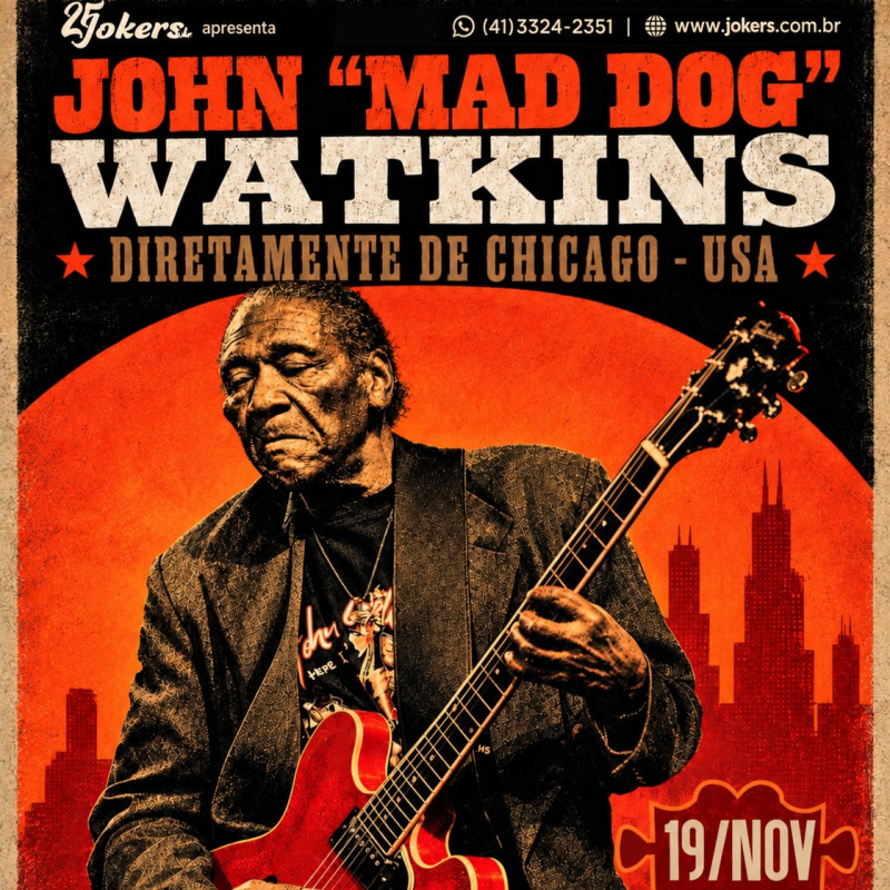 Divulgação: JOHN MAD DOG ATKINS